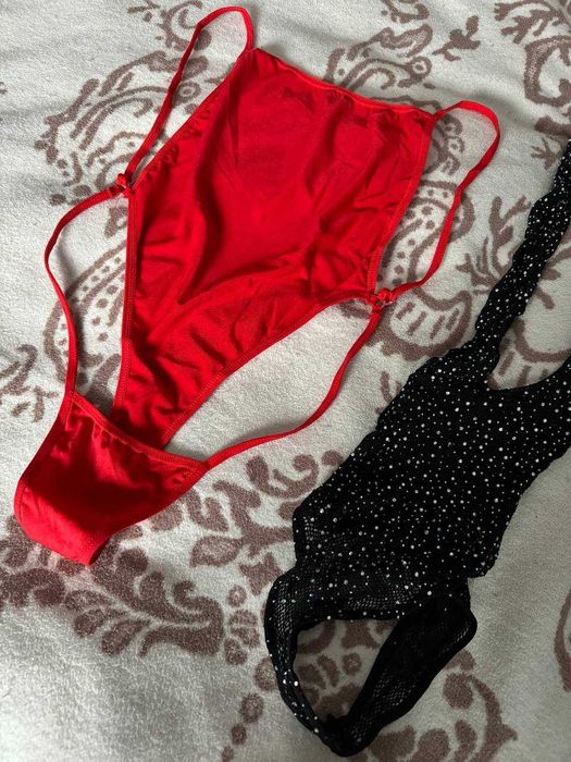 Білизна інтим боді стрінги набір підтяжки пояс панчохи сітка кружево