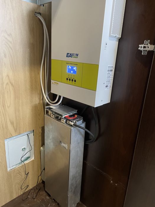 Комплект резервного живлення 5кВт МОНТАЖ Deye Easun Solis LiFEPO4
