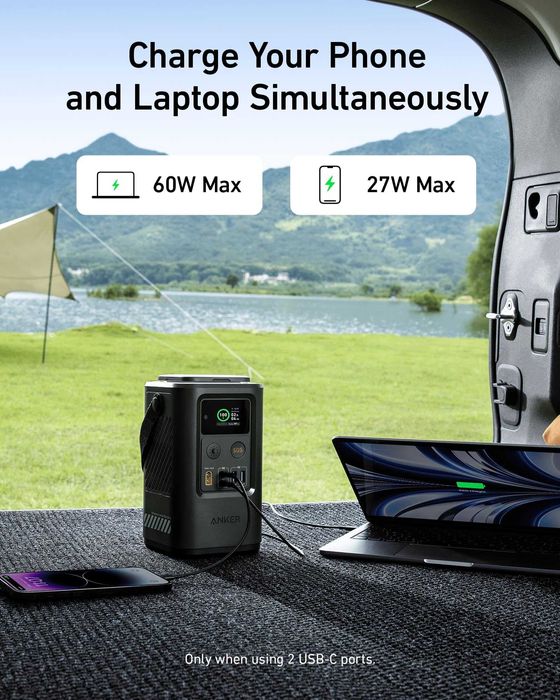 Новий павербанк Anker 548 60000mAh (192Wh) 60W з дисплеєм та ліхтарем