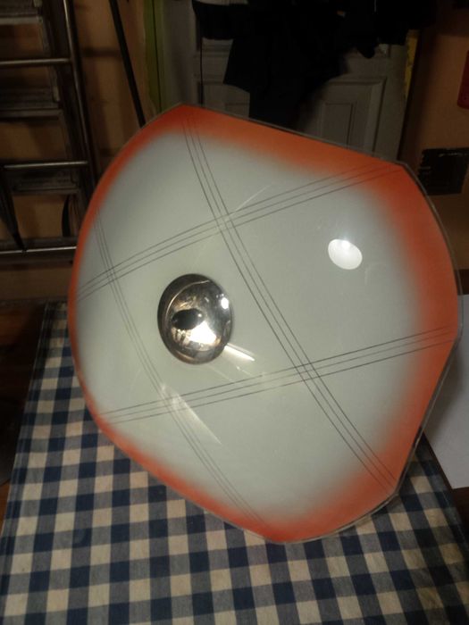 Lampa PRL. Vintage. Parasolka. 60te