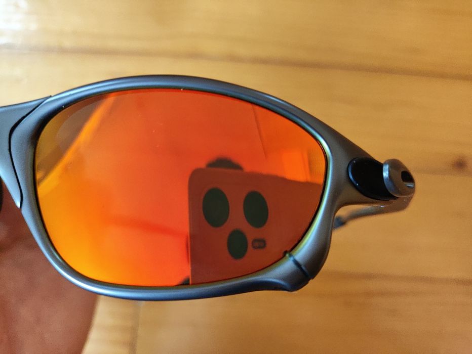 Окуляри Oakley  металева оправа сірий колір