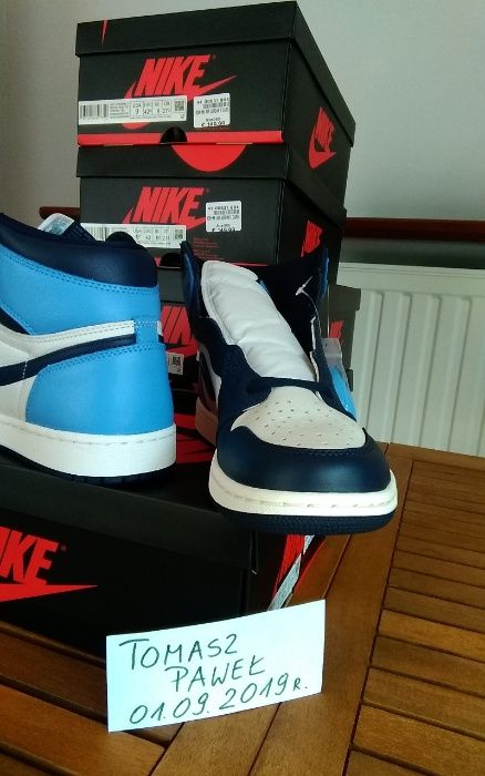 (r. Eur 42,5) Nike JORDAN 1 Retro High Obsidian UNC 555088,-140