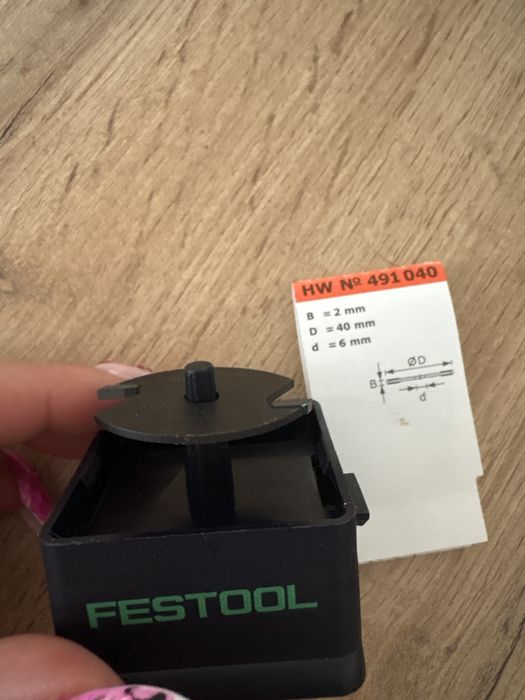 Festool Frez krążkowy do wpustów HW HW D40x2 491040