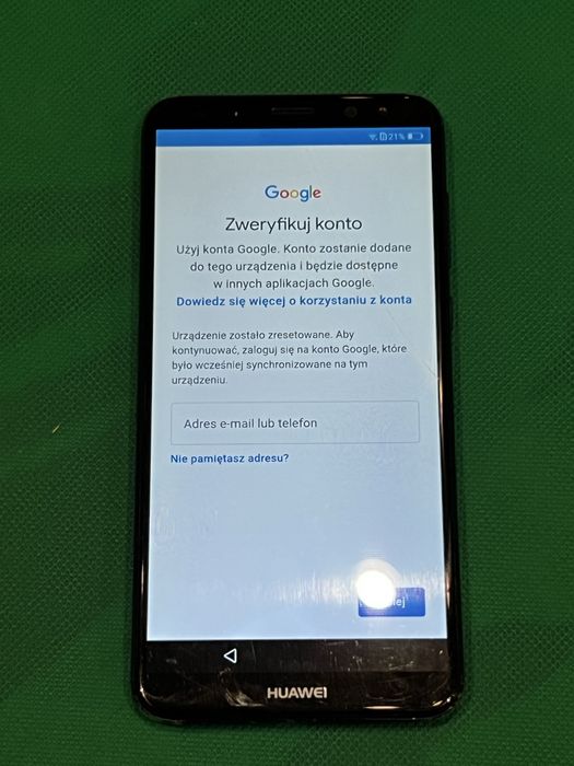 Huawei Mate 10 Lite RNE-L21 – na części / blokada Google