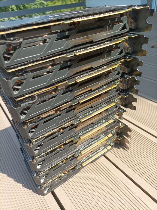 Karty graficzne gigabyte RX580 8gb 8 sztuk