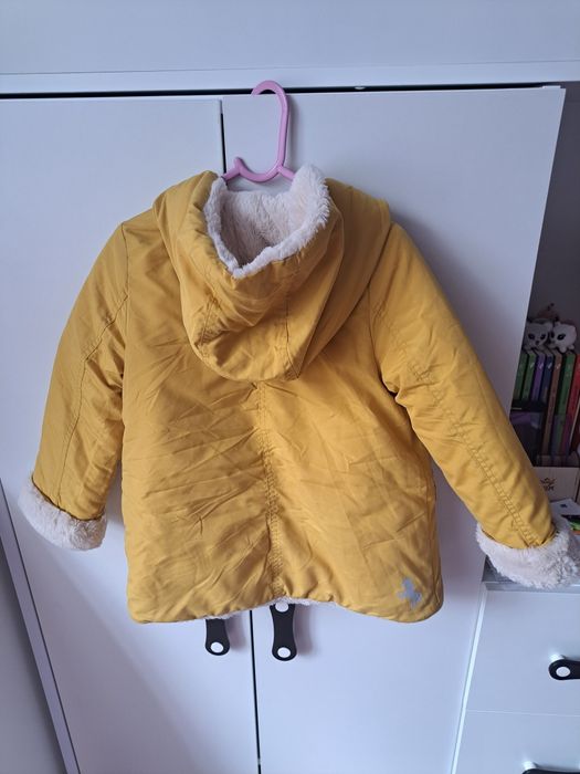 Płaszczyk płaszcz zimowy kurtka zimowa  z futerkiem coccodrillo 110