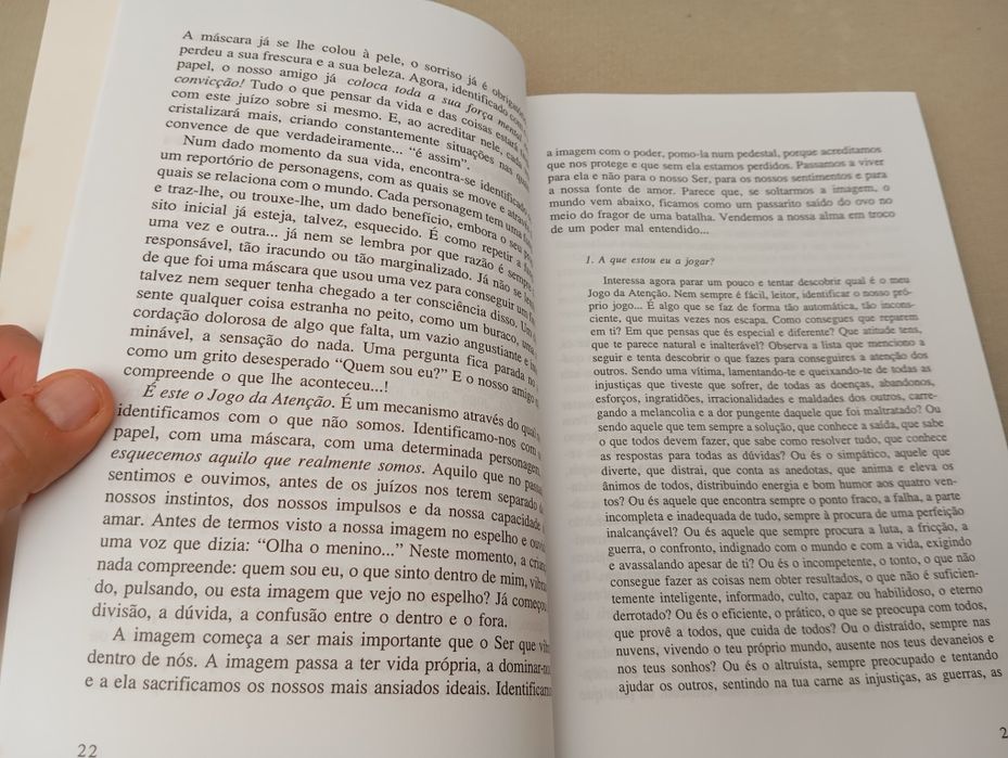 Livro O jogo da atenção