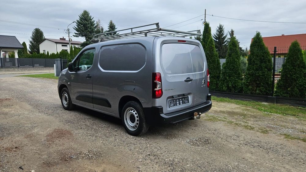 Citroën BERLINGO VAN  2020 ROK KLMA NAVI TEMPOMAT PARTNER  Hak Gwarancja przebiegu Czujniki cofania Bagaźnik dachowy