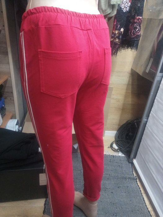 Spodnie damskie włoskie rozmiar S bawełna