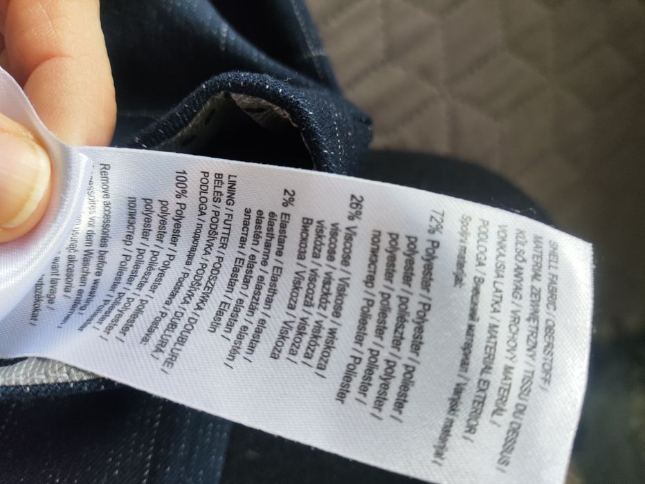 Spodnie garniturowe wide leg prosta nogawka wizytowe eleganckie bluzka