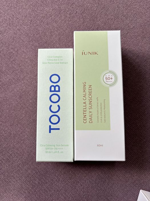 iUNIK Centella Calming Daily Sunscreen SPF 50, Tocobo spf