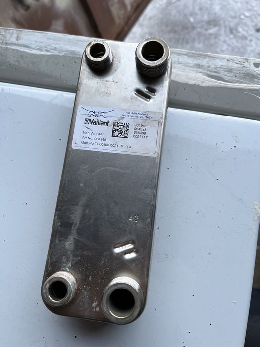 Теплообменник vaillant плата вайлант турбина теплообмінник насос помпа