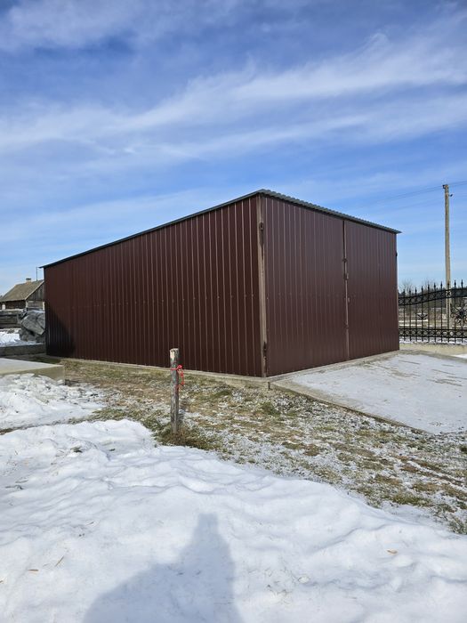 Garaż Blaszany Blaszak 6x4 na Pełnym Profilu Mocny Ocynk  Tanio