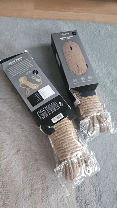 2 x  sznur konopny 10 m bondage