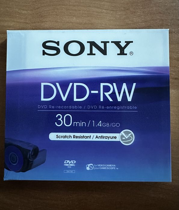 Płyta Sony DVD-RW 30min/1.4gb/GO do kamery
