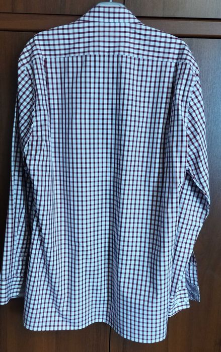 Мужская рубашка LLOYD   classic (Modern Fit) p.39  в красную клетку