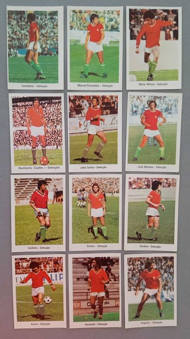 Cromos Futebol - Coleção Futebol 77 A Grande Seleção (várias fotos)