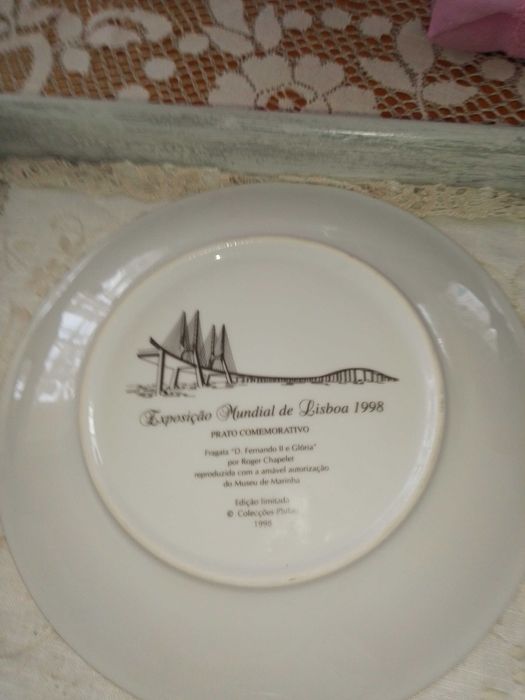 Prato de exposição marinha LIsboa 1998