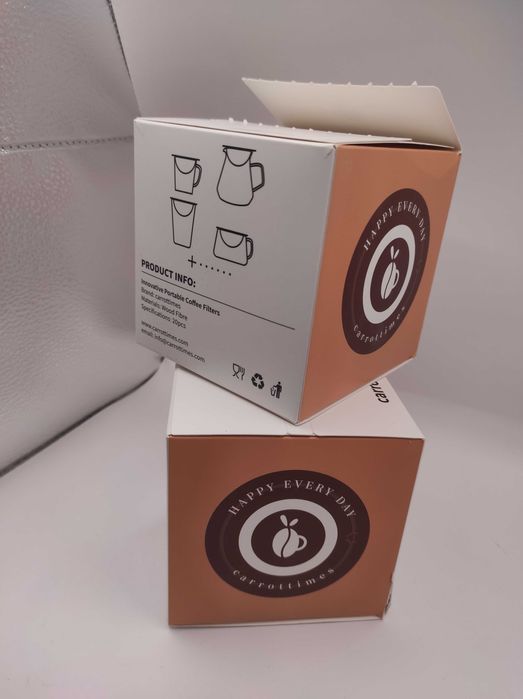 jednorazowe filtry do kawy carrottimes 40 szt 2 opakowania