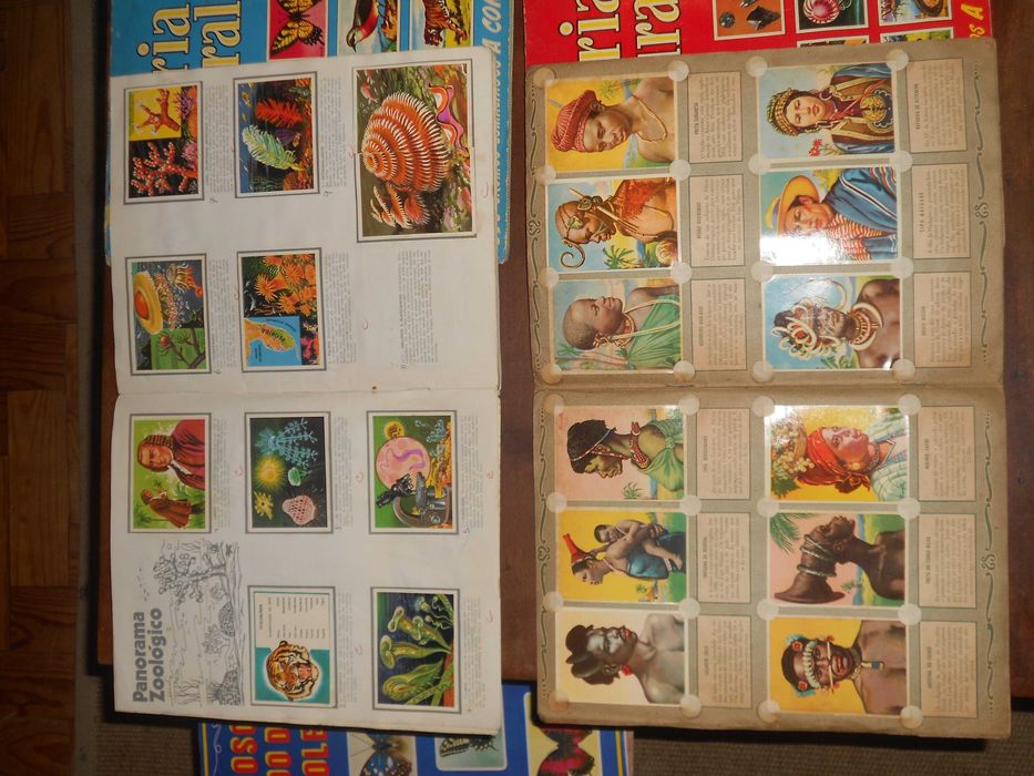 Diversas cadernetas cromos muito antigas - 10 diferentes