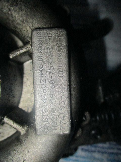 Turbo / compressor RENAULT Megane III (BZ0_)