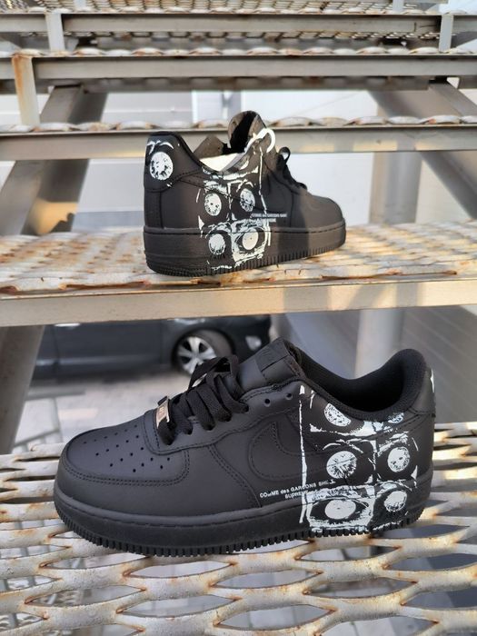 36-45 Nike Air Force 1 Low х Comme des Garçons Supreme Black: 2