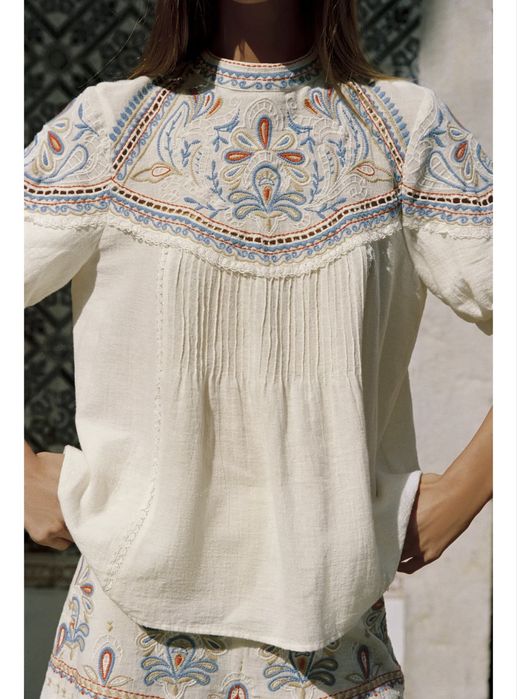 Сорочка, блуза , кофта zara, розмір М