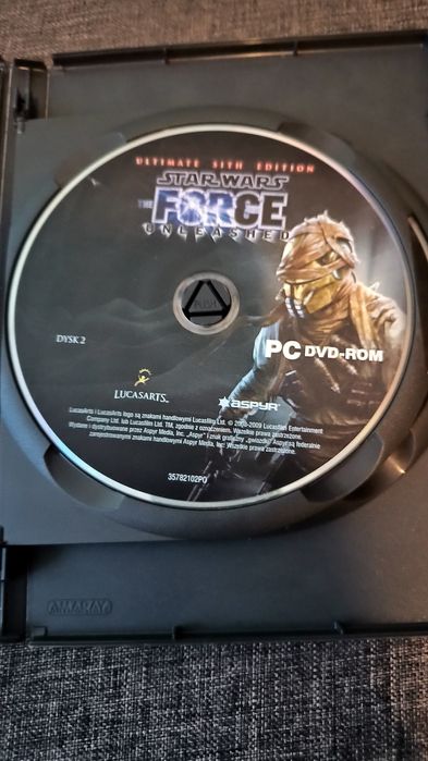 Star Wars Force Unleashed wersja 2xDVD