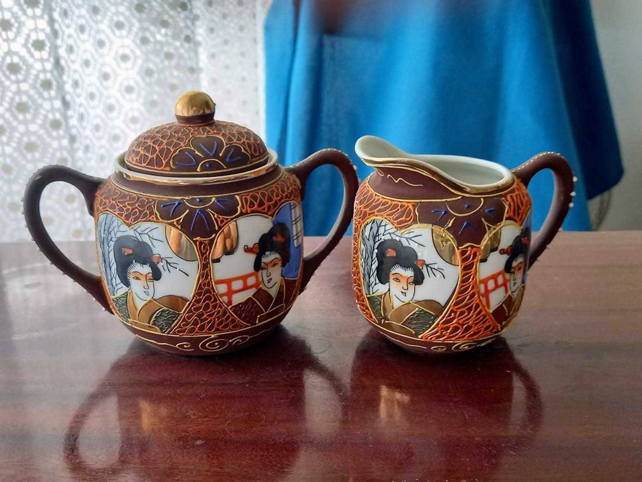 Serviço de café japonês