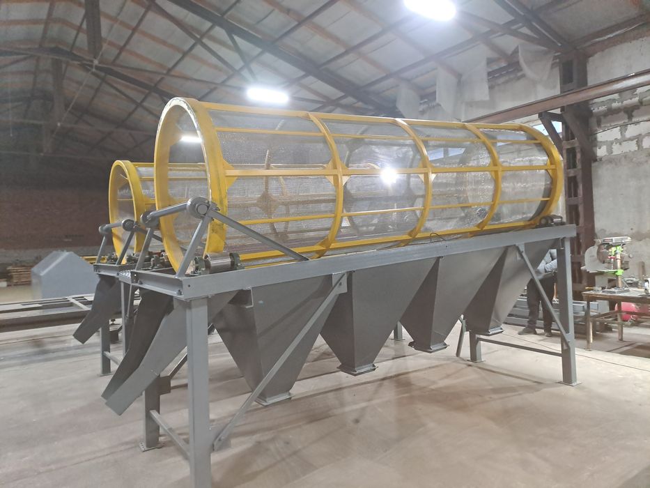 Сівлалка для піску. Барабанне сито. Барабанний просіювач. Сівалка .