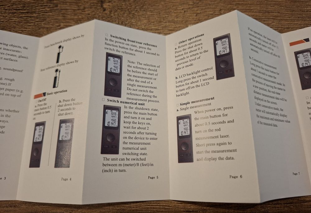 Mini dalmierz laserowy Nohawk KL01 30m, USB, kompaktowy, nowy