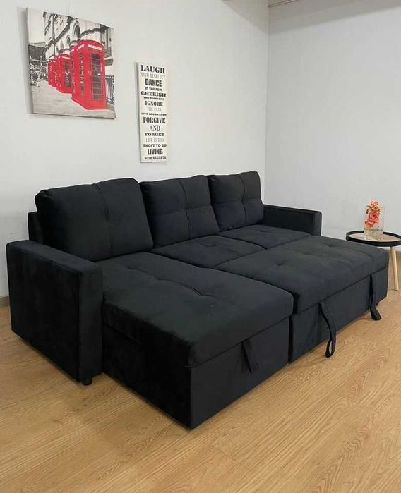 SOFA CAMA COM ARRUMAÇAO NOVA  envio gratis paga na casa