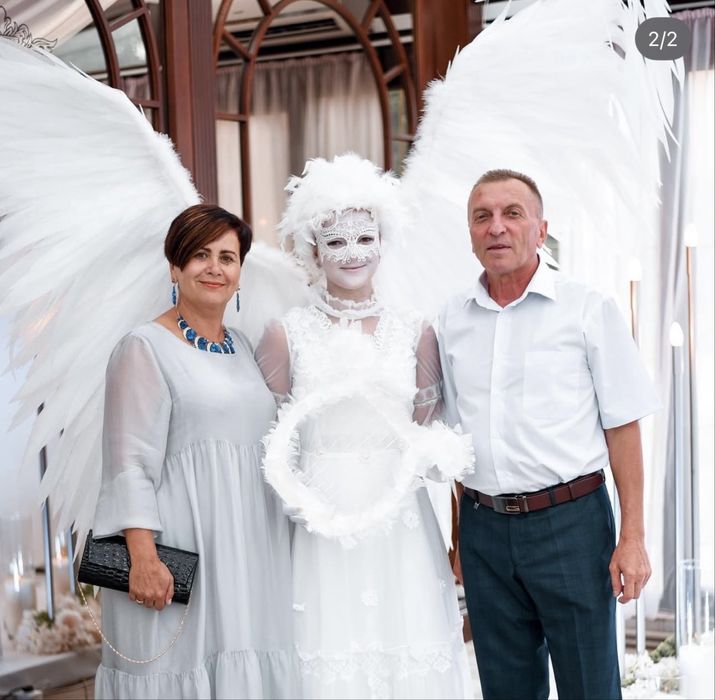 Костюми янгола аніматор свято крила