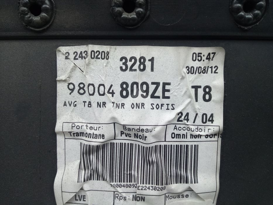 Forra porta / quartela frente esquerda PEUGEOT 3008 I (0U_)