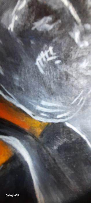 Obraz olejny 30x60 cm – postać