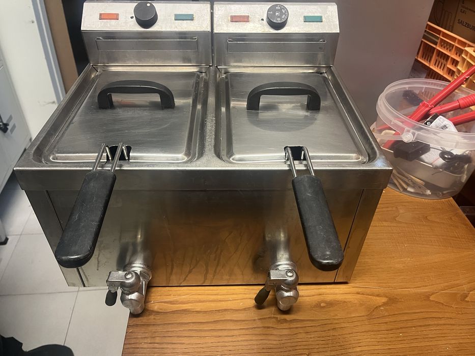 Fritadeira eletrica 2 cubas monofasica