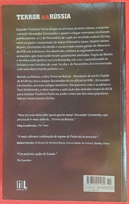 C/Portes - "Terror na Rússia - Revelações de um ex-espião do KGB"