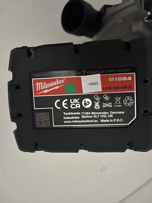 Milwaukee M18 BLCS66-502X Pilarka tarczowa 190mm Zestaw 4ah ładowarka