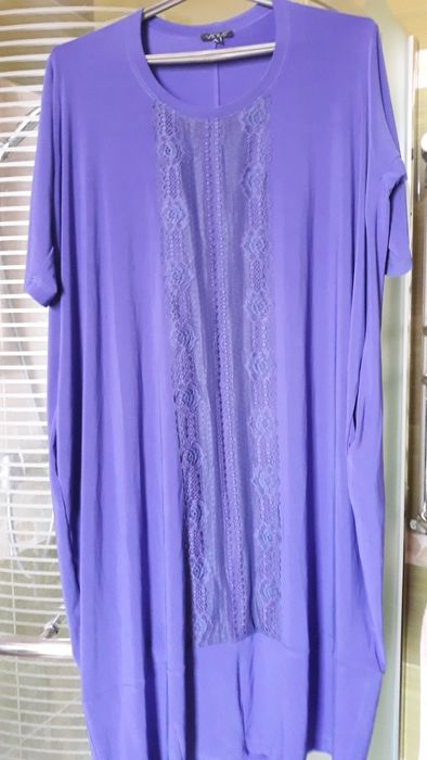 сиреневое платье бохо