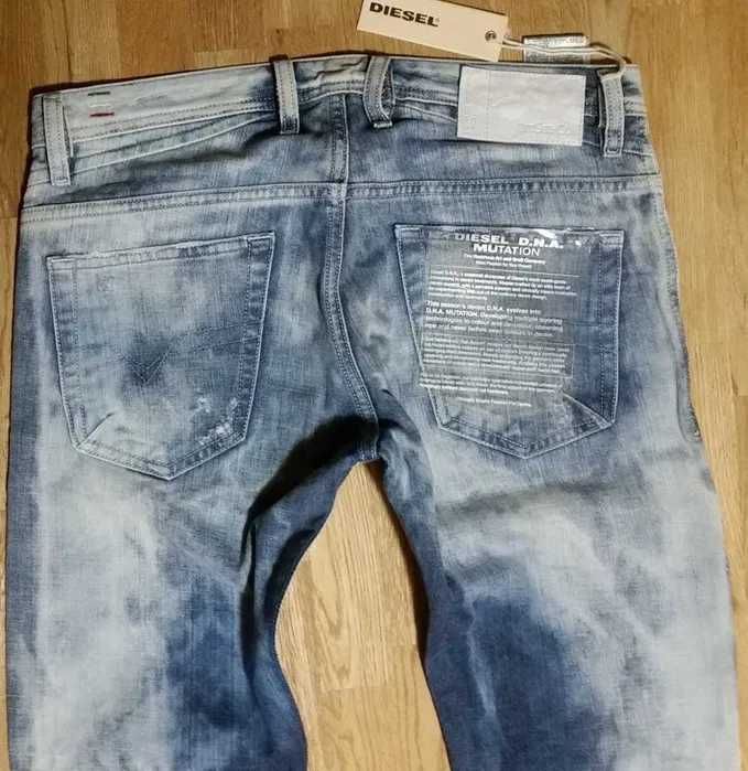 84/109 cm nowe DIESEL SHIONER DNA W30 L32 slim skinny rurki 31 W29 L34