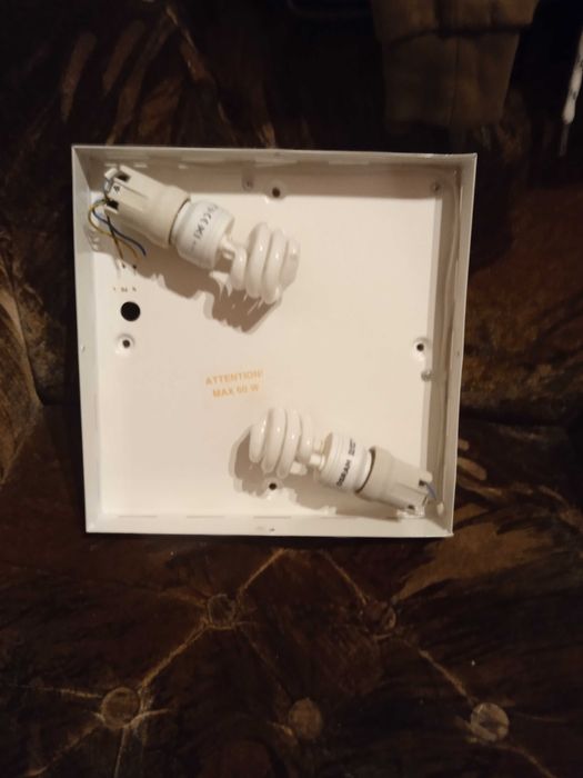 Lampa (plafon) 30:30 biała szba