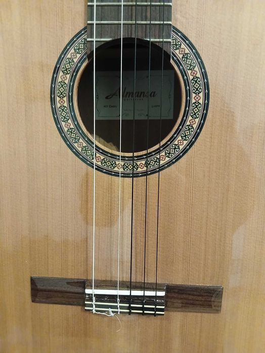 Almansa 401 Cedro – gitara klasyczna + pokrowiec Yaro + akcesoria