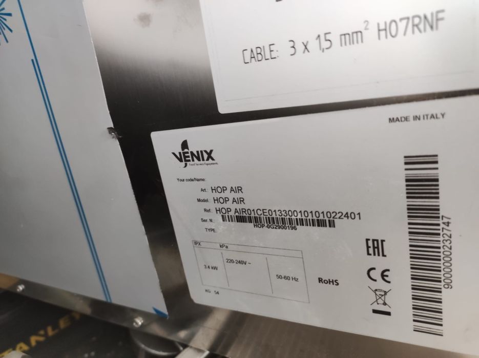 Piec profesjonalny do pieczenia bez oleju cook&cryspi