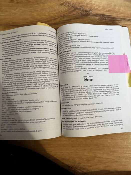 Opracowania lektur i wierszy
