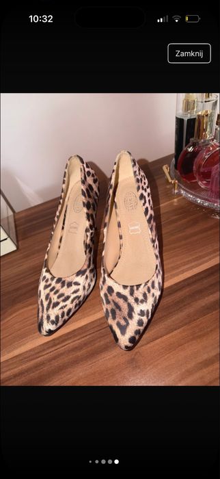 Szpilki nowe panterkowe rozmiar 39