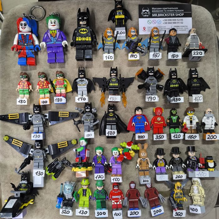 Минифигурки Лего Lego фигурки супергерои Бэтмен Спайдермен Марвел