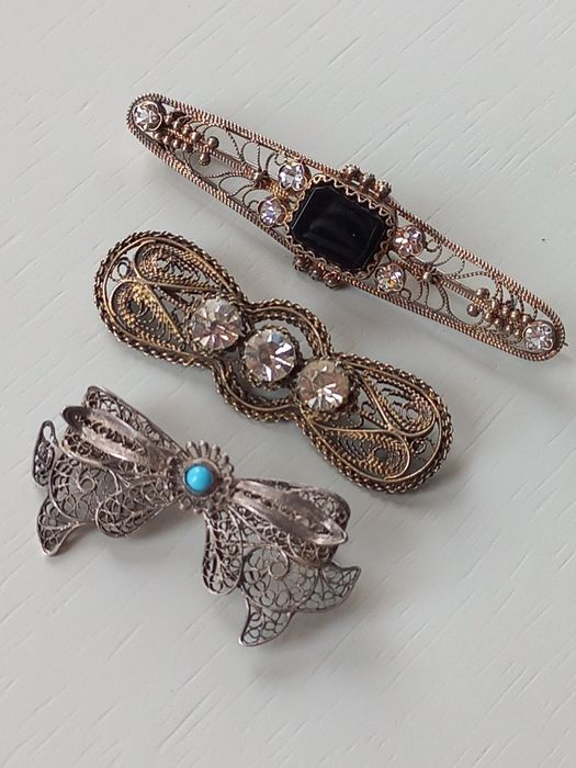 Броши серебро 875 и 84проба