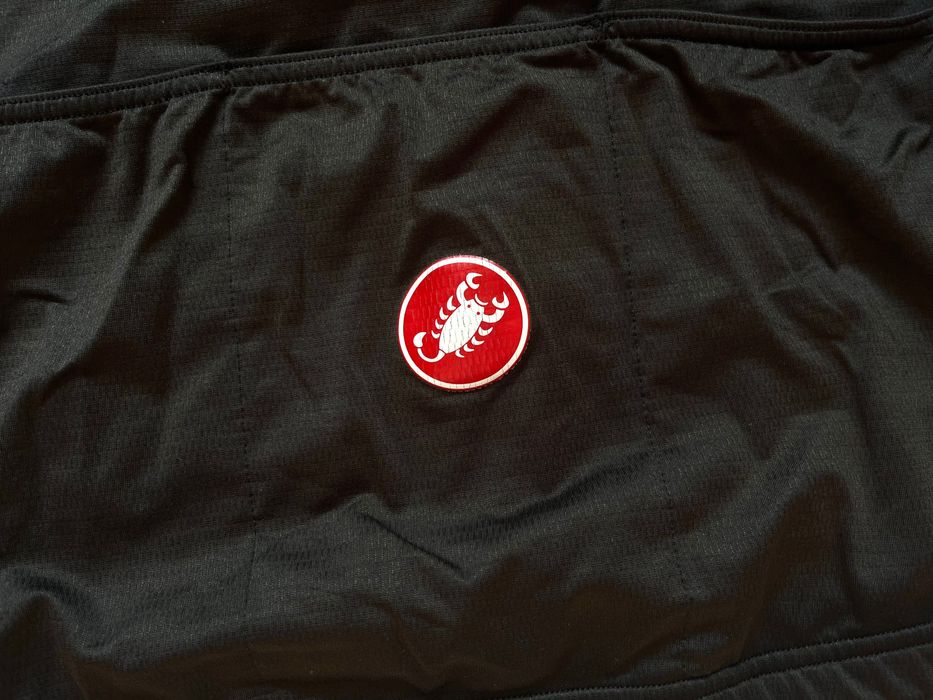 Kamizelka kolarska Castelli rosso corsa ocieplana