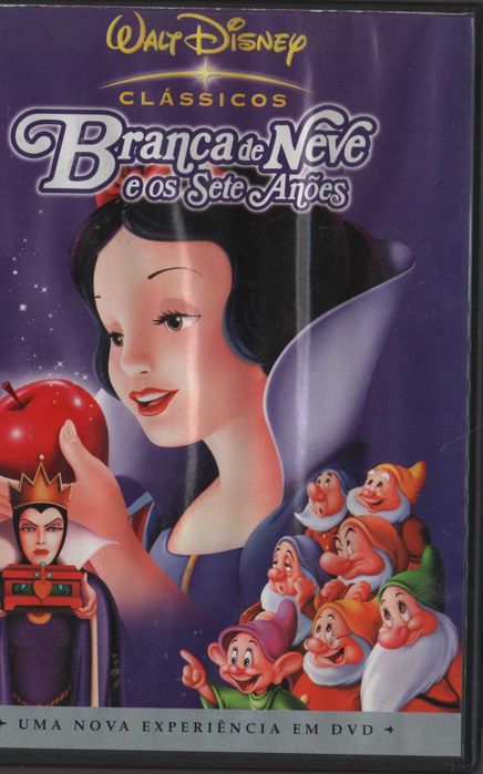 Dvd Branca de Neve e Os Sete Anões - animação - extras