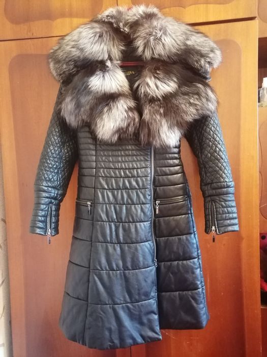 Кожаная куртка женская